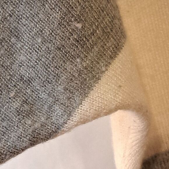 Gap Womens Sweater Green Gray Knit Striped Short Sleeve V-neck Preppy Style -XS - Picture 12 of 14